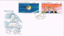 53839. Carta F.D.C. LA HABANA (Cuba) 1972. ESPACIO, Space, Historia Cosmos, SPUTNIK - FDC