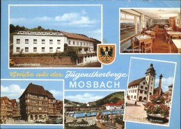 41262059 Mosbach Baden Wappen Rathaus Brunnen Ragesraum Jugendherberge Palmsches - Mosbach