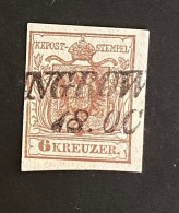 Österreich 1850 Wappen Mi. 4 Y Typ III Gestempelt/o ....NGBOW... - Gebraucht