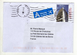 Enveloppe BELGIQUE BELGIE Oblitération CHARLEROI 01/03/2023 - Storia Postale