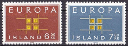 Island Satz Von 1963 **/MNH (A4-5) - Ungebraucht