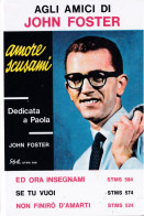 Calendarietto - John Foster - Amore Scusami - Anno 1965 - Tamaño Pequeño : 1961-70