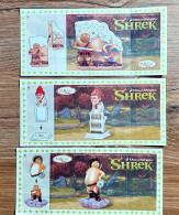 3 Papiers BPZ Shrek 4 Europe De L'Ouest 2010 - Monoblocs