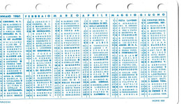 Calendarietto - Macchi - Memo 102 - Anno 1961 - Petit Format : 1961-70