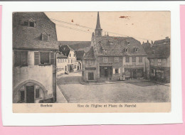 BENFELD RUE DE L'EGLISE ET PLACE DU MARCHE - Benfeld