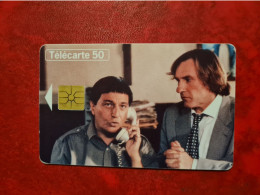 TELECARTE 50 CHRISTIAN CLAVIER ET GERARD DEPARDIEU - Ohne Zuordnung