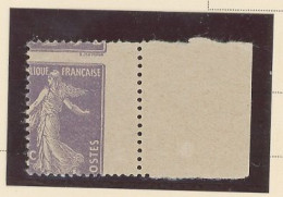 VARIÉTÉ-N°°142 -N** PAPIER GC - BORD DE FEUILLE -DOUBLE PIQUAGE A CHEVAL -VERTICAL  / HORIZONTAL  (MAURY 142 I )) - Unused Stamps