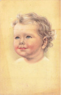 FANTAISIES - Bébés - Portrait - Dessin - Carte Postale Ancienne - Bebes