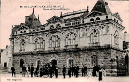 Beaufort En  Vallée       49       Mairie Et Caisse D'Epargne  -  Pompiers -        (voir Scan) - Sonstige & Ohne Zuordnung