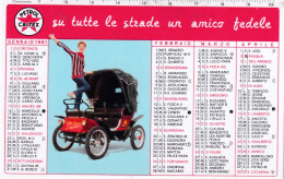 Calendarietto - Petrol Caltex - Anno 1961 - Petit Format : 1961-70