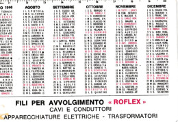 Calendarietto - Roflex - Fornitura Elettro Industriale - Catania - Anno 1966 - Petit Format : 1961-70