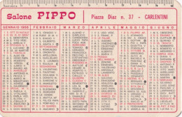 Calendarietto - Salone Peppino - Carlentini - Anno 1966 - Kleinformat : 1961-70