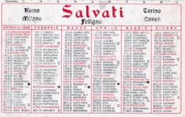 Calendarietto - Salvati - Foligno - Anno 1966 - Formato Piccolo : 1961-70