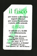 185 Golden - Il Fisco Da Lire 10.000 Tipo Verde Sip - Openbare Reclame