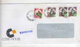 Enveloppe ITALIE ITALIA Oblitération 28061 BIANDRATE 14/09/1989 - 2001-10: Storia Postale