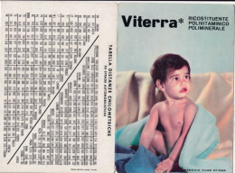 Calendarietto - Viterra - Marchio Chas Pfizer - Anno 1961 - Formato Piccolo : 1961-70