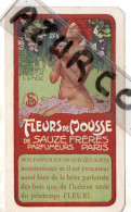 FLEURS DE MOUSSE . SAUZE FRERES . PARIS . SALON COIFFURES FONTENAY LE COMTE - Anciennes (jusque 1960)