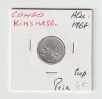 Congo Kinshasa -  10 Sengi  Alu -  1967  -  Sup - Congo (República Democrática 1964-70)