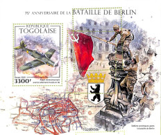 A9719 - TOGO  - ERROR MISPERF Stamp Sheet - 2020 - The Battle Of Berlin   WAR - Militaria