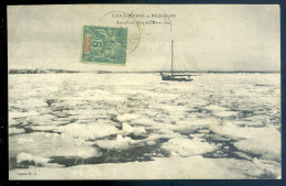 Cpa  Iles De St Pierre Et Miquelon -- Barachois Bloqué En Mars 1905 STEP36 - Saint-Pierre-et-Miquelon