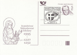 CZECH REPUBLIC Postal Stationery 7-35,popes Travel 1995 - Papi