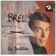 DISQUE VINYLE 45T LONGUE DUREE - JACQUES BREL - DISQUE BARCLAY - - Ediciones De Colección