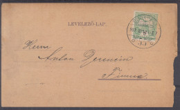 ⁕ Hungary - Ungarn 1907 ⁕ Budapest To - FIUME - Levelező-lap,  5 Filler ⁕ Dopisnica FUCHS és SCHLICHTER - Cartas & Documentos