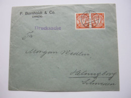 1928 , DANZIG , Drucksache  Nach Schweden Verschickt - Lettres & Documents