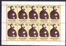 DDR 1982 - Martin Luther, Nr. 2755 Im Klb., Postfrisch ** / MNH - 1981-1990