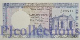 SRI LANKA 50 RUPEES 1989 PICK 98b UNC - Sri Lanka