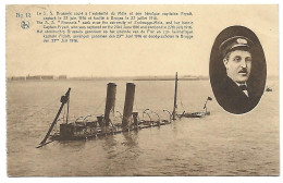 CPA Le S. S. Brussels Coulé à L'extrémité Du Môle - Zeebrugge