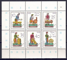 DDR 1982 - Spielzeug, Nr. 2758 - 2763 Im Klb., Postfrisch ** / MNH - 1981-1990