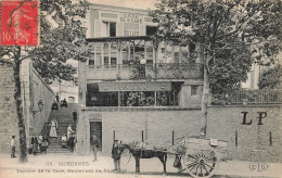 Suresnes * 1907 * Débit De Tabac Tabacs TABAC Café De La Gare , Escalier De La Gare , Boulevard De Versailles - Suresnes