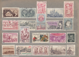 CZECHOSLOVAKIA Different Used (o) Stamps Collection 3 Scans #32427 - Mezclas (max 999 Sellos)