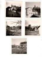 Lot De 5 Photos Au Format 8/8 Cm Solre Saint Géry - Beaumont