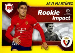 4 Rookie Impact: Javi Martínez - C. At. Osasuna - ESTE Liga 2021-2022 Sticker Vignette No Panini - Spaanse Uitgave