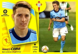 11 Franco Cervi - Celta De Vigo - ESTE Liga 2021-2022 Sticker Vignette No Panini - Spaanse Uitgave