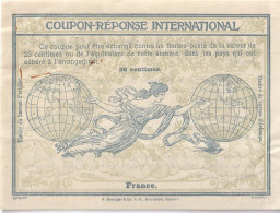 FRANCE - Coupon-Réponse De 30 C. Imprimé En Suisse - Coupons-réponse