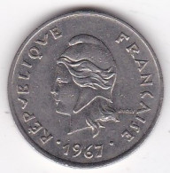 Nouvelle-Calédonie. 10 Francs 1967. En Nickel, Lec# 86 - Nieuw-Caledonië