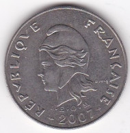 Nouvelle-Calédonie. 20 Francs 2007 En Nickel, Lec# 115i - Nuova Caledonia