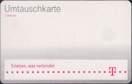 GERMANY UTK 01 11.09 Umtauschkarte - Telefonie - P & PD-Series : Taquilla De Telekom Alemania