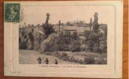 Cpa 24 EYMET Dordogne Le Côteau De Rouquette, Animée, Paysans, Scène Agricole éd Gillet,, écrite En 1913 - Eymet