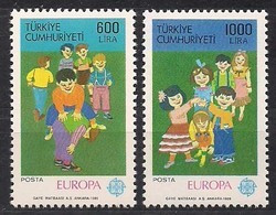 Turquie Türkei Turkije Cept 1989 Yvertn° 2602-2603 *** MNH Cote 10 Euro Europa - 1989