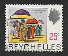 SE)1969 SEYCHELLES, FROM THE HISTORY SERIES, EXILED KING PREMPEH OF THE ASHANTI, CTO STAMP - Seychellen (1976-...)