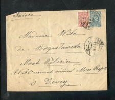 "RUSSLAND" 1912, Ganzsachenumschlag "7 K" (145x120 Mm) In Die Schweiz (7380) - Enteros Postales