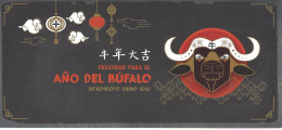 ARGENTINA 2021 Booklet 84, Year Of The Buffalo, Issued In 2022! - Postzegelboekjes