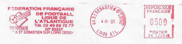 2001 EMA   "Ligue De L'Atlantique De Football" N° SK 123547) - Storia Postale