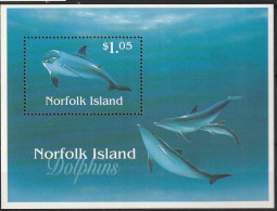 Norfolk 1997, Postfris MNH, Sea Life, Dolphins - Ile Norfolk