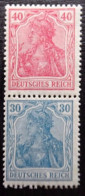 Deutsches Reich ZD S21 * , Zusammendrucke 144 + 145 - Cuadernillos & Se-tenant