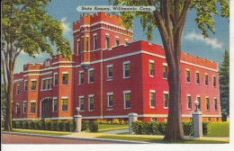 BP63. Vintage US Linen Postcard. State Armory, Willimantic, Conn. - Other & Unclassified